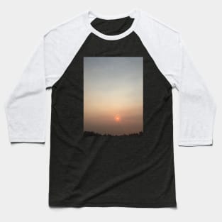 Sunset in Los Angeles Baseball T-Shirt